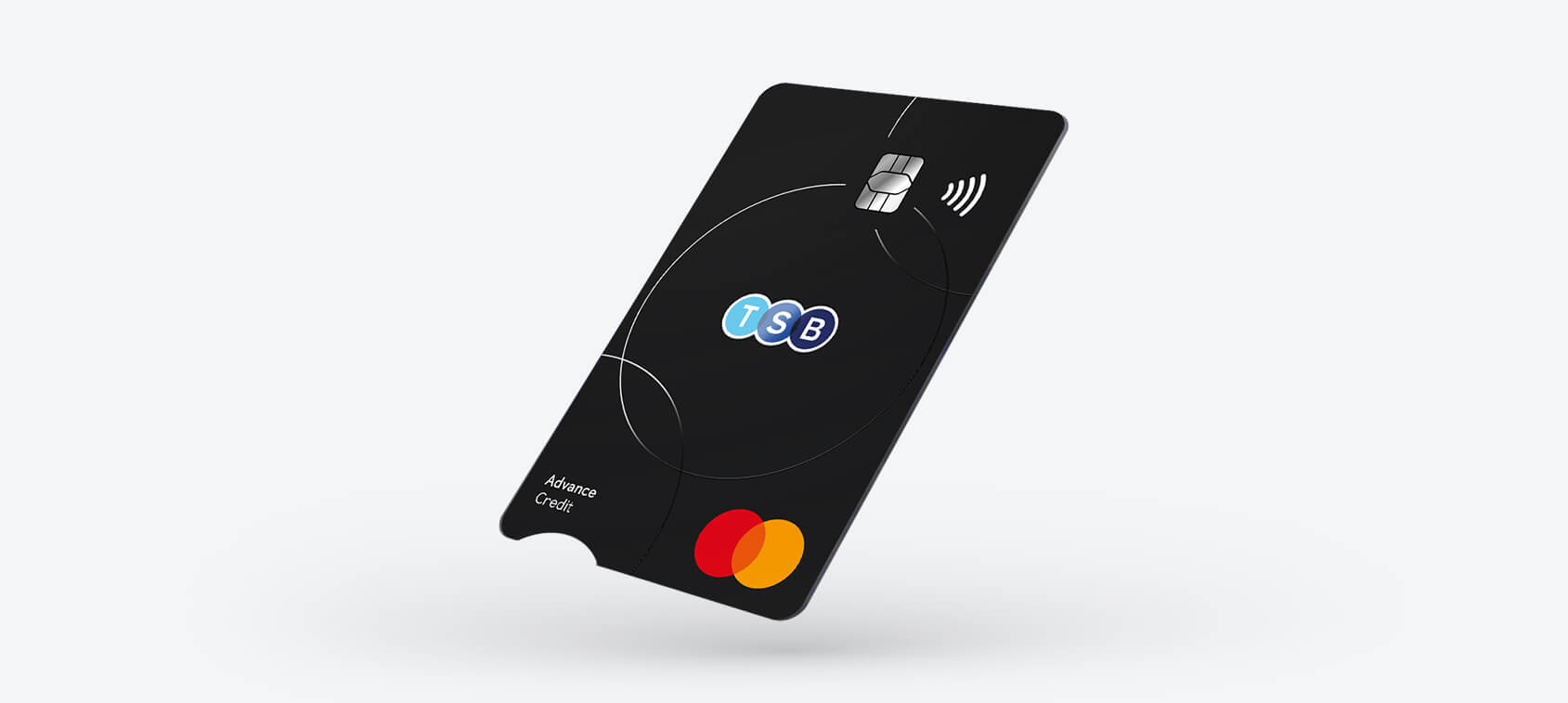 TSB branded black Advanced Credit Card. TSB branded black Advanced Credit Card.