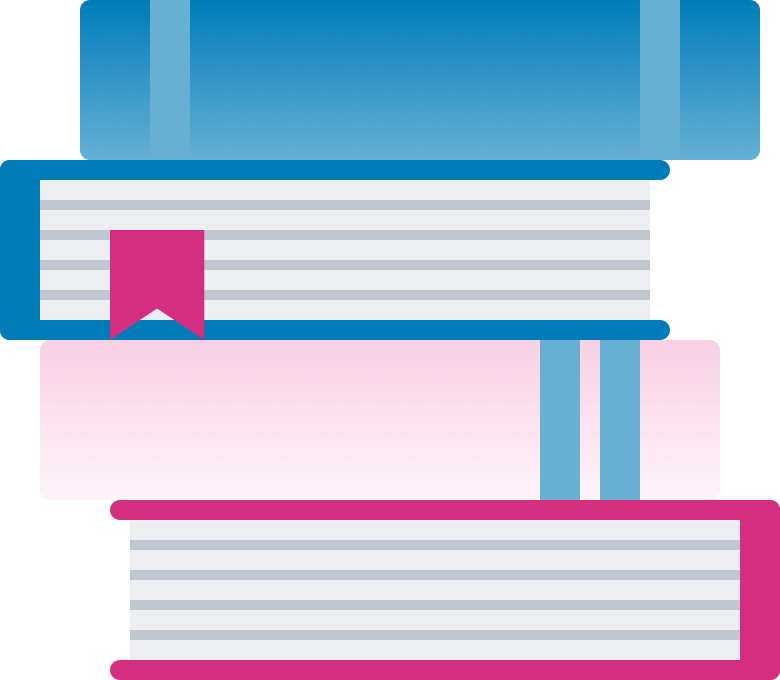 Image of a stack of books