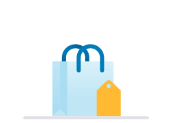 Shopping bag and tag