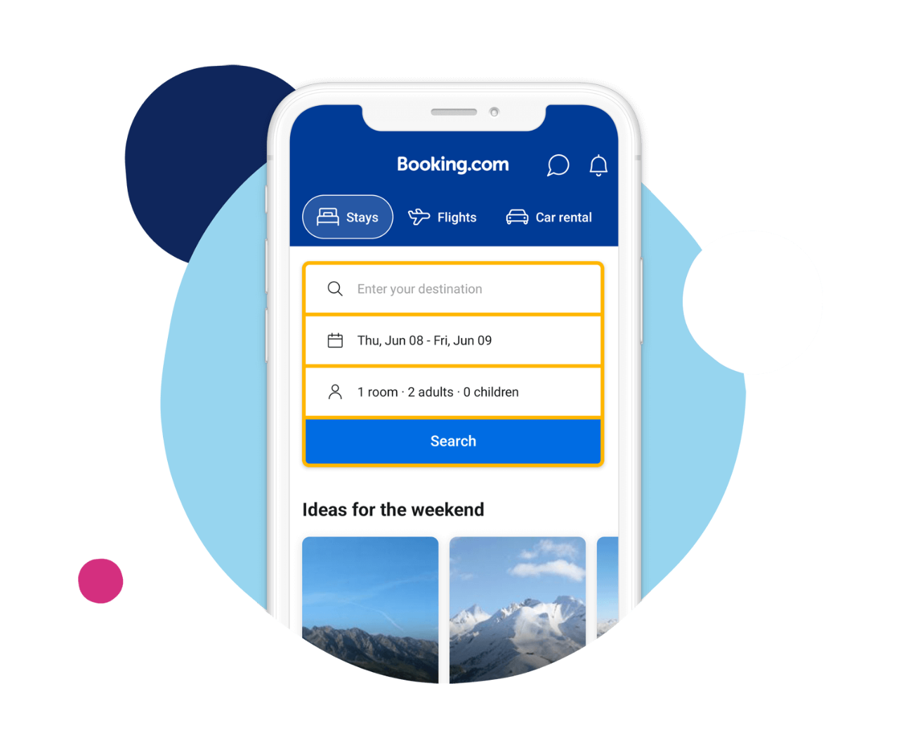 booking.com screen